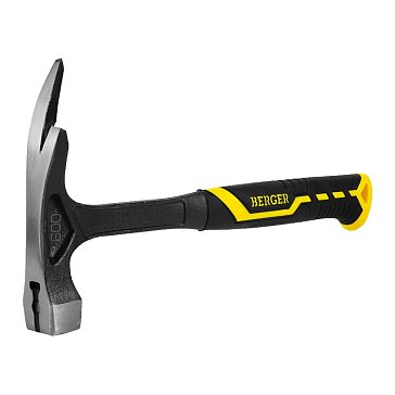 Изображение товара Молоток кровельщика Berger BG1528 600 г с магнитом кровельный инструмент