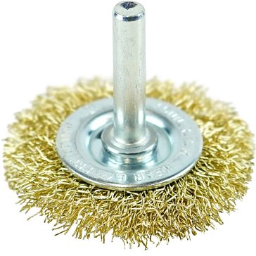 Изображение товара Кордщётка дисковая Berger BG1729 латунированная сталь 50 мм