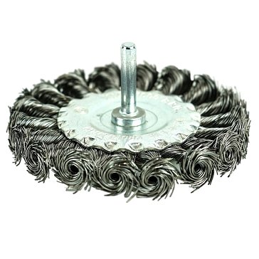 Изображение товара Кордщетка дисковая Berger BG1735 витая оцинкованная сталь 100 мм