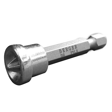 Изображение товара Биты для гипсокартона Berger BG2423 магнитные 2 шт PH2 50 мм