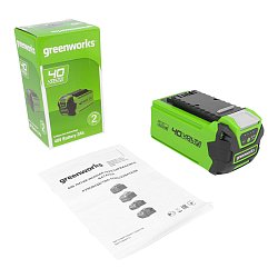 Аккумулятор Greenworks G40B2 2926907, 40V, 2 А.ч