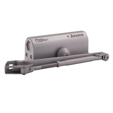 Изображение товара Дверной доводчик Нора-М Isparus ISP 430 морозостойкий серый до 110 кг