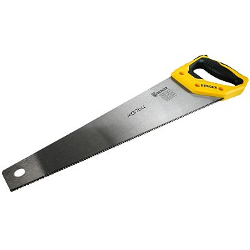 Изображение товара Ножовка по дереву Berger "ХОЛЬЦ" BG1844, 450 мм, 3D заточка, 12TPI 