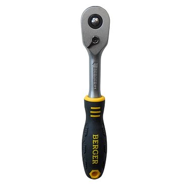 Изображение товара Трещотка Berger BG2427 1/4 дюйма 72 зуба профессиональный инструмент