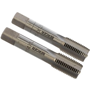 Изображение товара Метчики метрические Berger BG1025, комплектные, 2 штуки, М14х1,5 мм 