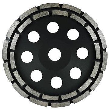 Изображение товара Чашка-фреза алмазная торцевая Berger BG1941, двойной сегмент, 180x22.23x5 мм