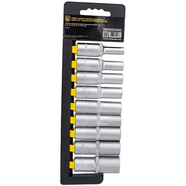 Изображение товара Набор головок торцевых Berger BG2038 1/2 Дюйма Spline 9 предметов