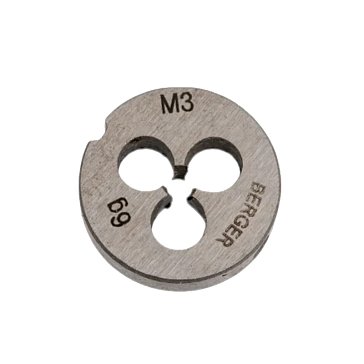 Изображение товара Плашка метрическая Berger BG1001 М3х0,5 мм для нарезки резьбы