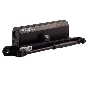 Изображение товара Доводчик дверной Нора-М 4S 14879, 80-120кг, черный