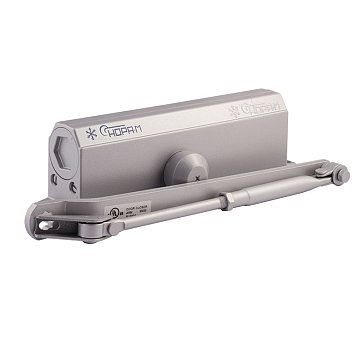 Изображение товара Доводчик дверной Нора-М 5S 5008 морозостойкий до 160 кг серебро