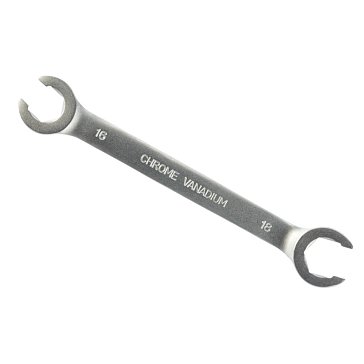Изображение товара Ключ разрезной Berger BG1115 16x18 мм из хромованадиевой стали