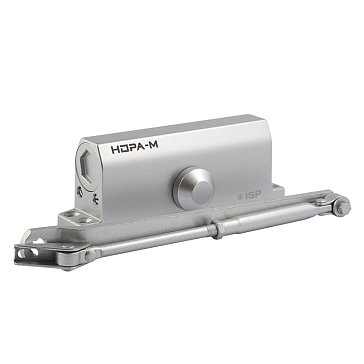 Изображение товара Доводчик дверной Нора-М ISPARUS 450 для тяжелых дверей до 170 кг серебристый