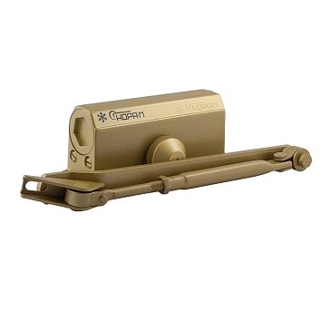 Изображение товара Доводчик дверной Нора-М 2S F 13707 гидравлический для дверей до 50 кг золото