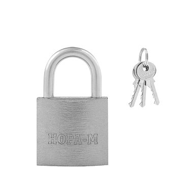 Изображение товара Навесной замок Нора-М ЗН-808 19796 32 мм закаленная сталь Россия