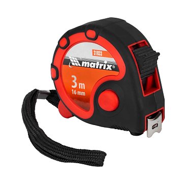 Изображение товара Рулетка Matrix Status 3 fixations 31033 3 м 16 мм двухкомпонентный корпус