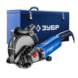 Электрический штроборез Зубр ЗШ-П45-2200 ПТК, профессионал, 2200Вт, мет. ящик