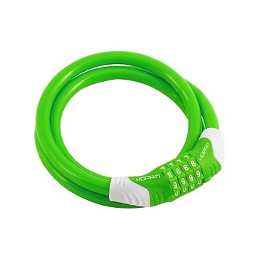 Изображение товара Замок-трос велосипедный Нора-М №31 18308 1000 мм кодовый зеленый