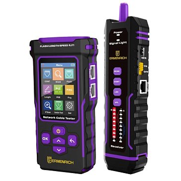 Изображение товара Многофункциональный кабельный тестер Ermenrich NetGeeks NP50