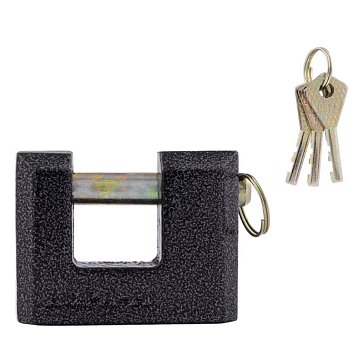 Изображение товара Замок навесной Нора-М ЗН-406 13798, серый, 80 мм