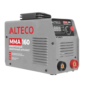 Изображение товара Инверторный сварочный аппарат Alteco MMA-160 130А бытовой для электродов