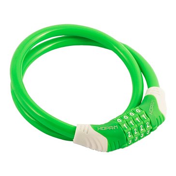 Изображение товара Замок-трос велосипедный Нора-М №31 20249, зеленый - 12x650 мм