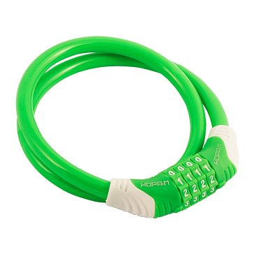 Изображение товара Замок трос велосипедный Нора-М №31 20231 800 мм зеленый кодовый