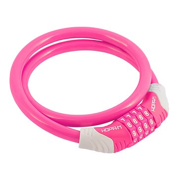 Изображение товара Велосипедный замок-трос Нора-М №31 650 мм розовый надежная защита