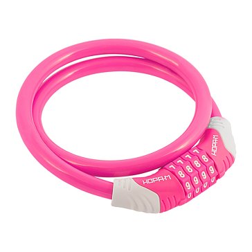 Изображение товара Замок-трос велосипедный Нора-М №31 19866, зеленый, 800 мм, сталь