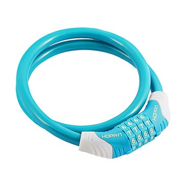 Изображение товара Замок-трос велосипедный Нора-М №31 20233 голубой 6x800 мм