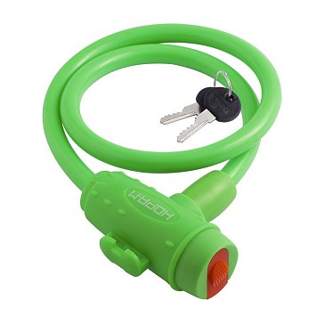 Изображение товара Замок-трос велосипедный Нора-М №33 800 мм 6 мм Зеленый Россия
