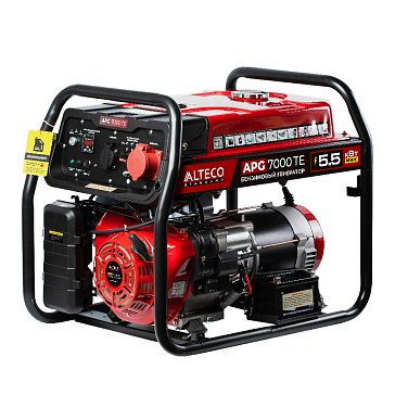 Изображение товара Генератор Alteco Apg 7000TE (N) 19707 - 5 кВт, бензиновый, 380В/220В, АКБ в комплекте