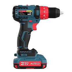 Бесщеточная аккумуляторная ударная дрель шуруповёрт Alteco CID 21-45 BL 71409