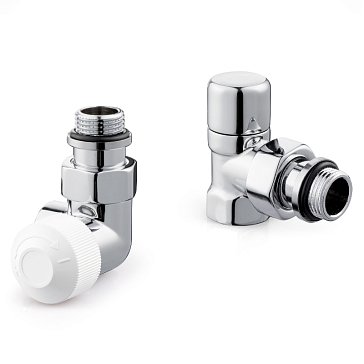 Изображение товара Набор термостатический угловой Royal Thermo Design 1/2"М30х1,5 Хром