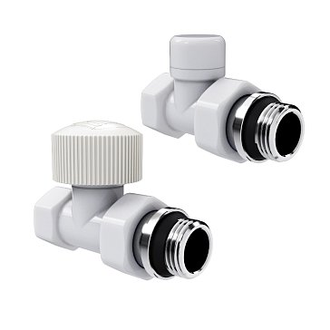 Изображение товара Термостатический набор Royal Thermo Design 1/2" М30х1,5 (Белый)