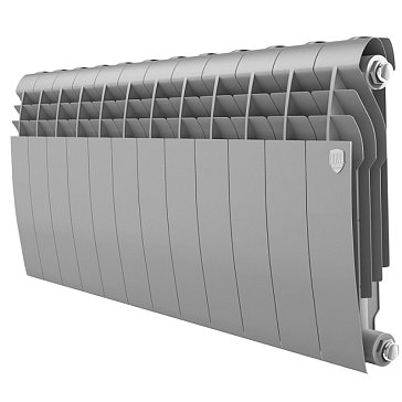 Изображение товара Радиатор Royal Thermo BiLiner 350 /Silver Satin НС-1197127, 12 секций 