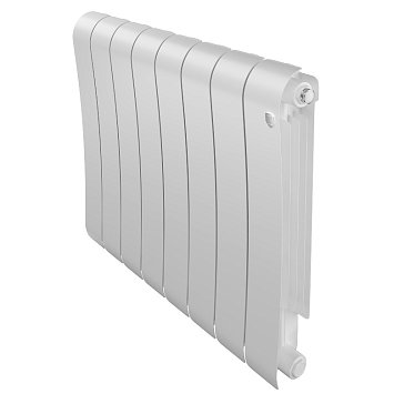 Изображение товара Радиатор биметаллический Royal Thermo Infinity 500 Bianco Traffico 8 секций