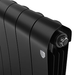 Радиатор биметаллический Royal Thermo Infinity 500 Noir Sable НС-1630022, 12 секций