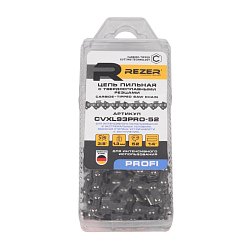 Цепь с победитовыми напайками Rezer CVXL93PRO-52 03.025.00051
