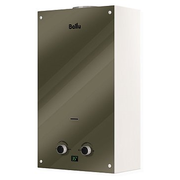 Изображение товара Ballu GWH 10 Fiery Glass Mirror колонка газовая прямая проточная