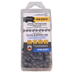 Победитовая цепь для бензиновых пил Rezer CVXL93PRO-55 03.025.00052 (55 зв., 1.3мм, 38см/15")