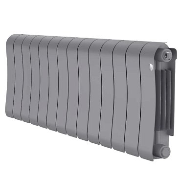 Изображение товара Радиатор биметаллический Royal Thermo Infinity 300 Silver Satin НС-1683526, 14 секций