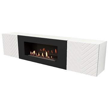 Изображение товара Тумба с биокамином Firelight BFP-P1700V НС-1627917, белая