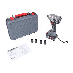 Аккумуляторный гайковерт бесщеточный ProfiPower T-500N E0185, Li-ion, 4 Ач, 500 Нм