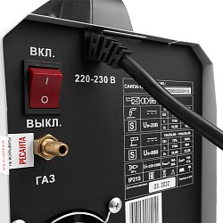 Сварочный полуавтомат Ресанта САИПА-135C MIG, инверторный, 8.3кг, 15А