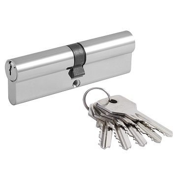 Изображение товара Цилиндр замка личинка Нора-М STD Z Л 19014 хром 100 мм Россия