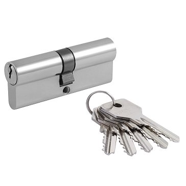 Изображение товара Цилиндр замка личинка Нора-М STD Al Л 15277, Хром, Л-80 (40-40)