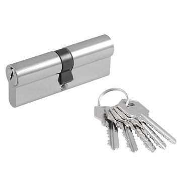 Изображение товара Цилиндр замка Нора-М ЛУ-80 (40-40) 5328, личинка ЛУ, хром