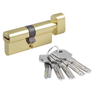 Изображение товара Цилиндр замка личинка Нора-М STD Al ЛПВ 16559 с вертушкой золото Россия