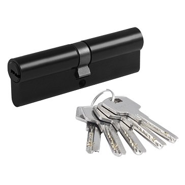 Изображение товара Цилиндр замка личинка Нора-М STD Z ЛП 19105 черный, 110 мм, 5 ключей