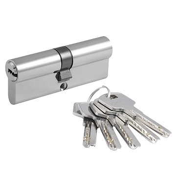 Изображение товара Цилиндровый механизм Нора-М STD Z ЛП-80 15531, 40-40, хром 